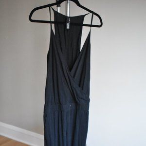 Nordstrom Bobi Jogger Style Black Jumpsuit